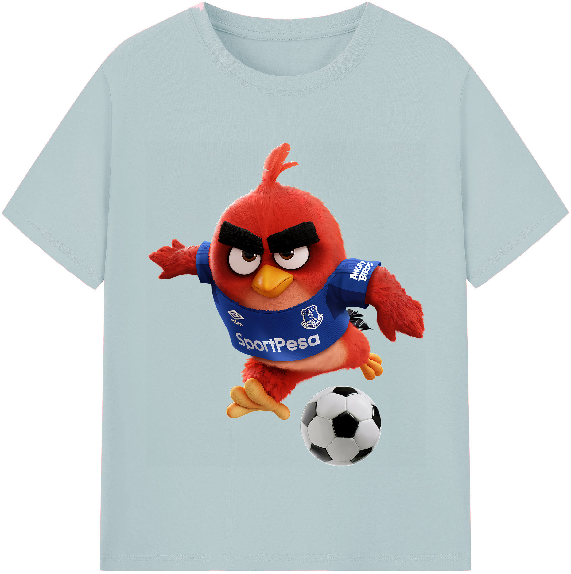 （画像用） Angry Birds アングリーバード 綿100％半袖Tシャツ（フロントプリント）